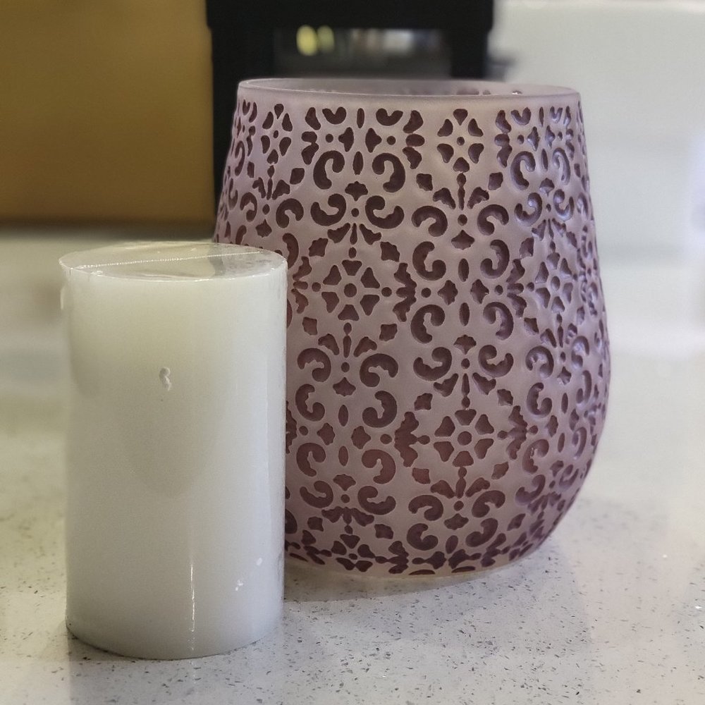 Candle holder with Flameless Candle